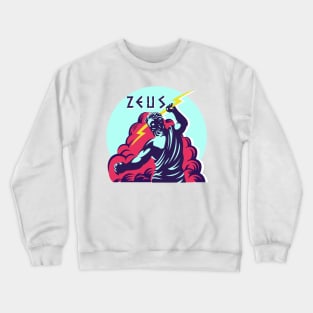 Zeus God of Thunder - Mythology Crewneck Sweatshirt